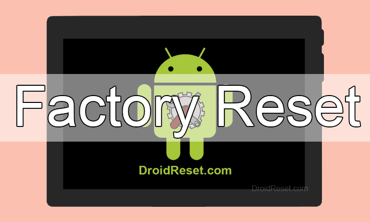 Airirs Tablet Onepad 717 Factory Reset