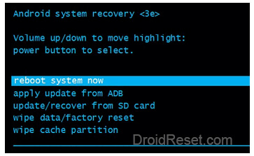 General Mobile G1 Terminator Factory Reset