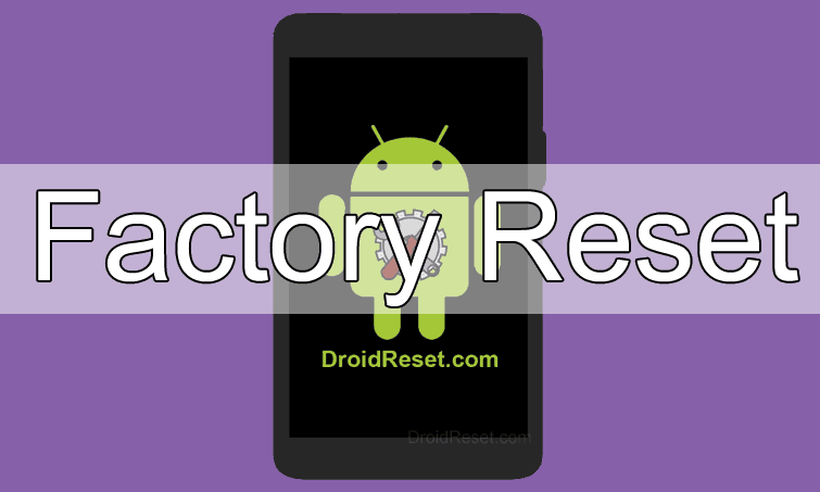 Lenovo Tab 6 Factory Reset